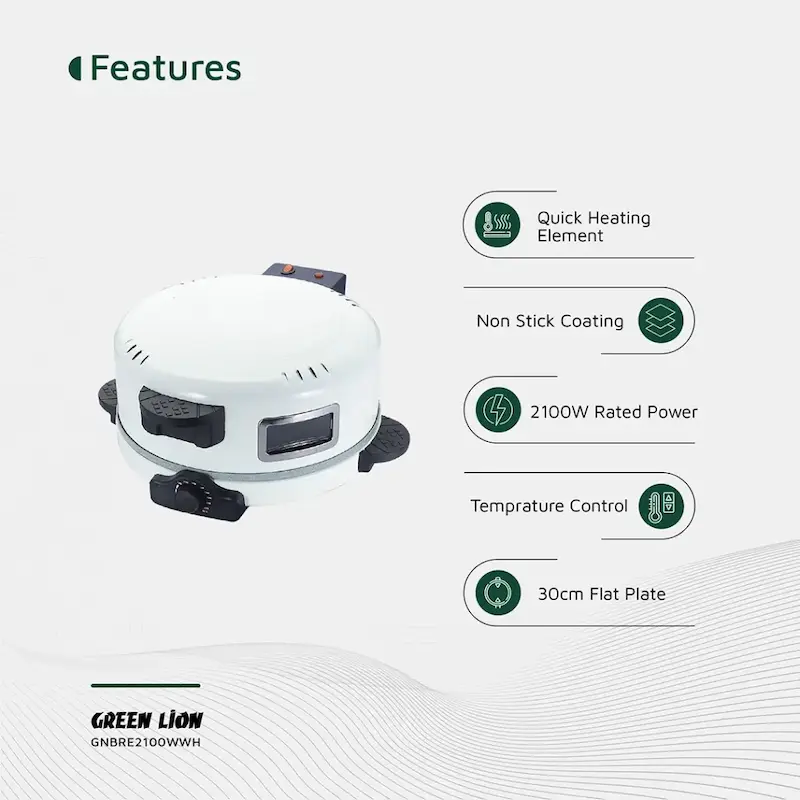 نان پز گرین لاین GNBRE2100WWH تنور