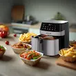 سرخ کن بدون روغن لوکس 8 لیتری گرین GNDELAIR8LBK   Green Lion Deluxe Air Fryer LED Touch Screen 8L  ایر فرایر  با گارانتی