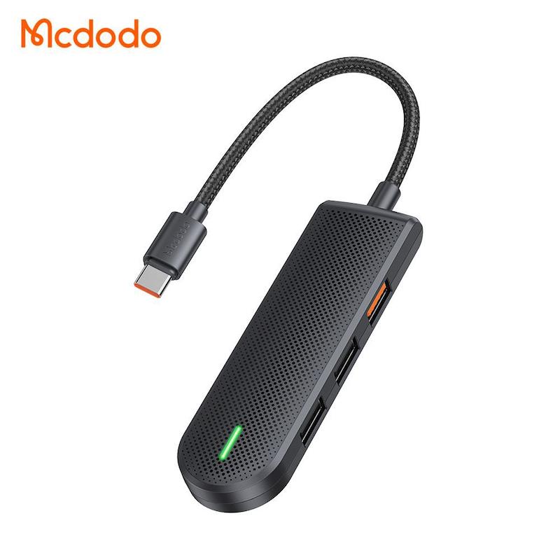 هاب و تبدیل 5 پورت مک دودو HU-143 H به همراه گارانتی MCDODO تایپ C