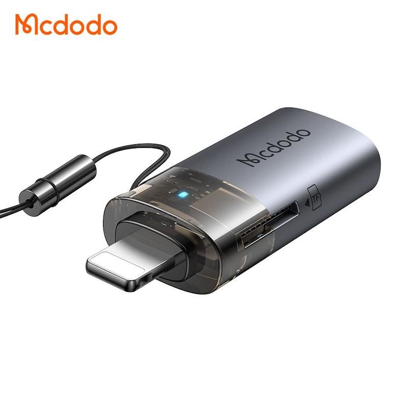 OTG تبدیل USB -A و میکرو SD به لایتنینگ مک دودو OT-7850 MCDODO با گارانتی