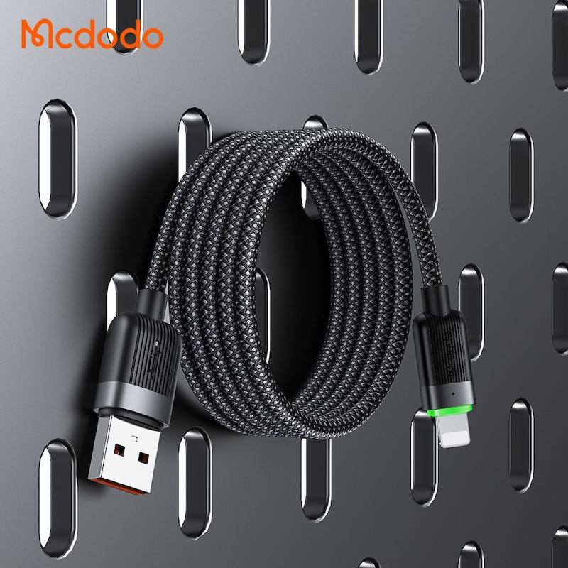 کابل فست شارژ مک دودو ( لایتنینگ به USB )مدل CA-600  مگنتی با گارانتی 
