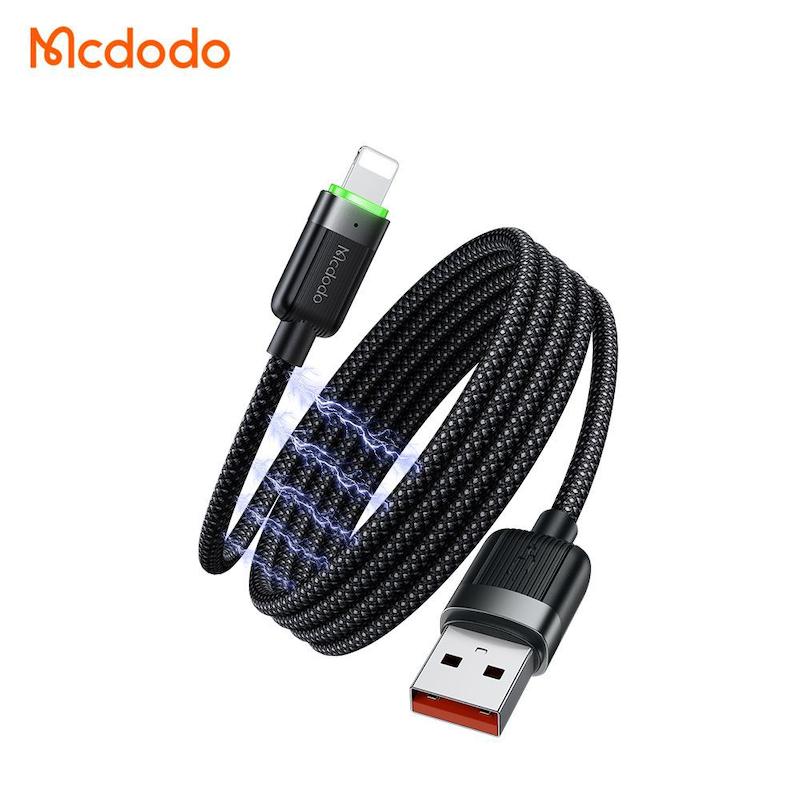 کابل فست شارژ مک دودو ( لایتنینگ به USB )مدل CA-600  مگنتی با گارانتی 