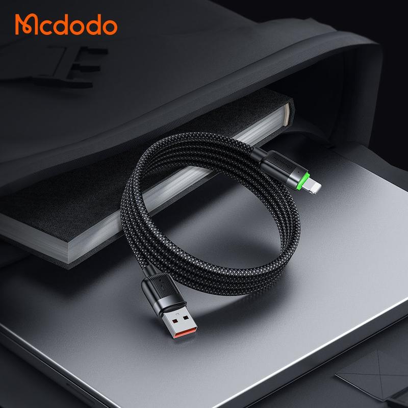 کابل فست شارژ مک دودو ( لایتنینگ به USB )مدل CA-600  مگنتی با گارانتی 