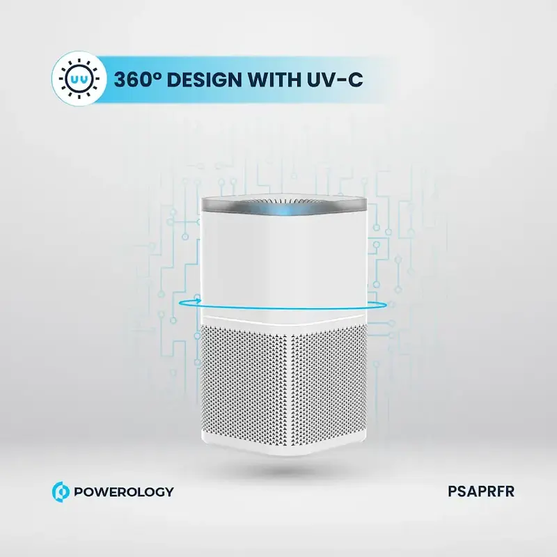 تصفیه هوا پاورولوژی مدل PSAPRFR POWEROLOGY باگارانتی