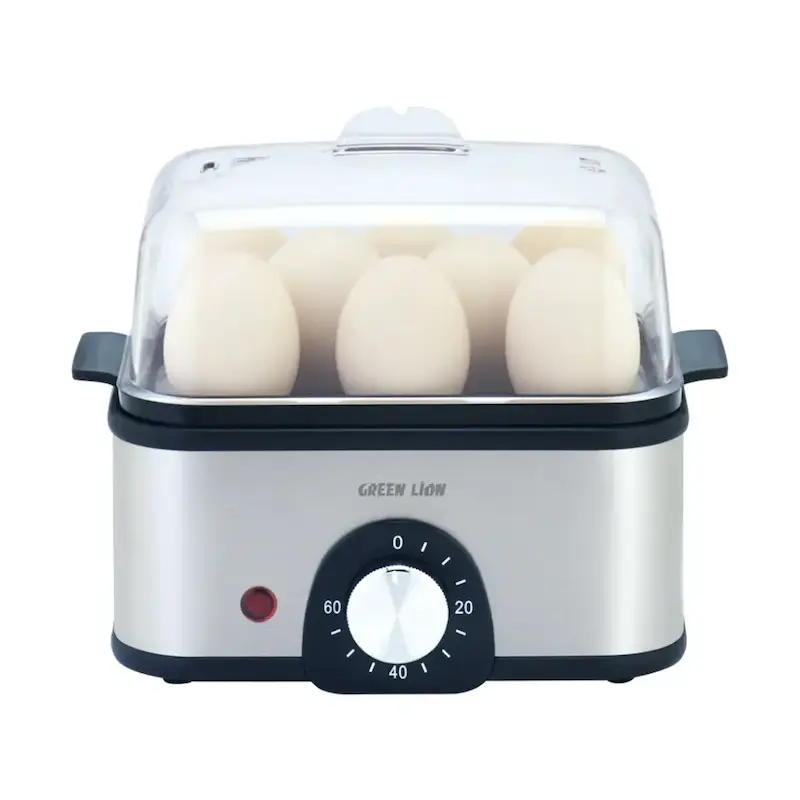 تخم‌مرغ‌پز گرین لاین، Green Lion Egg Cooker, بخارپز تخم‌مرغ 500W، بخارپز سبزیجات، GN3TREGGCKGY، بخارپز سه‌طبقه، دستگاه پخت تخم‌مرغ و بخارپز