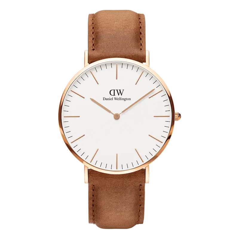ساعت دنیل ولینگتون Classic Durham Rose Gold