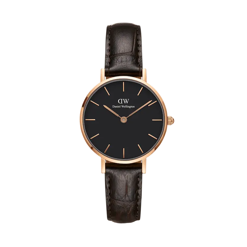 ساعت مچی زنانه دنیل ولینگتون /Petite York Black Rose Gold