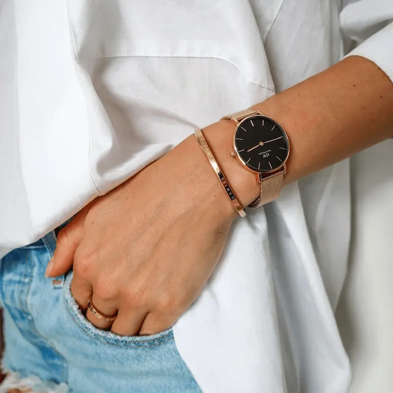 ساعت دنیل ولینگتون Petite Evergold Black