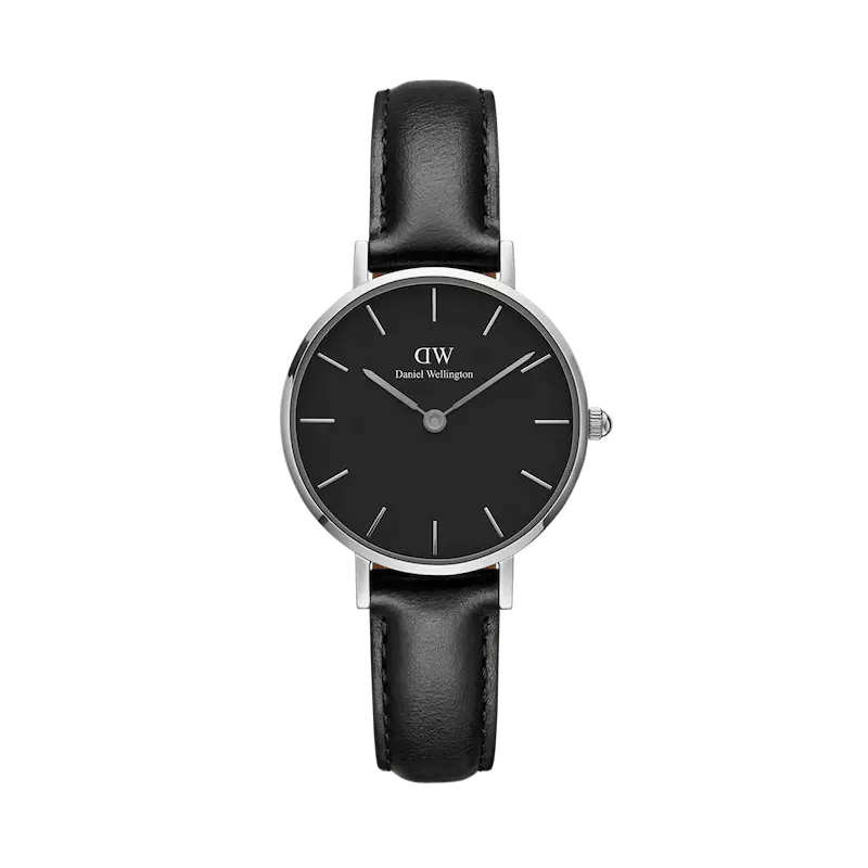ساعت مچی زنانه دنیل ولینگتون /Petite Sheffield Black Silver