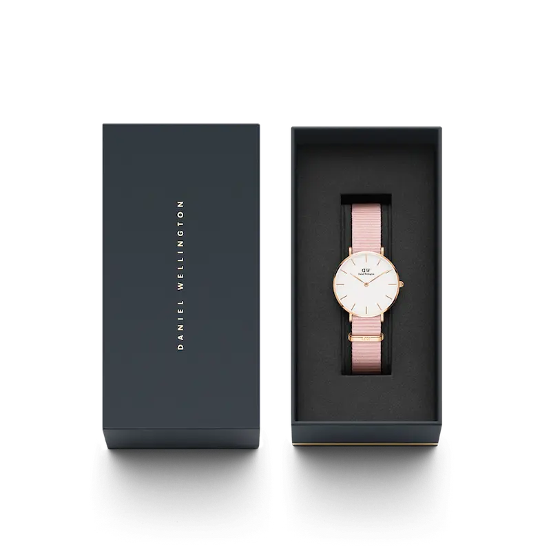 ساعت مچی زنانه دنیل ولینگتون Petite Rosewater Rose Gold
