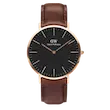 ساعت دنیل ولینگتون  Classic Bristol Black Rose Gold