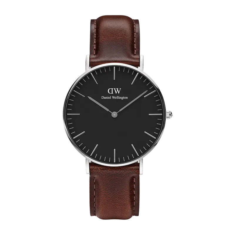 ساعت دنیل ولینگتون Classic Bristol Black Silver
