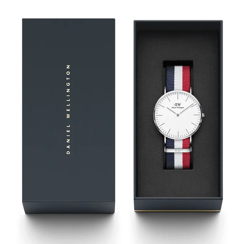 ساعت دنیل ولینگتون Classic Cambridge Silver