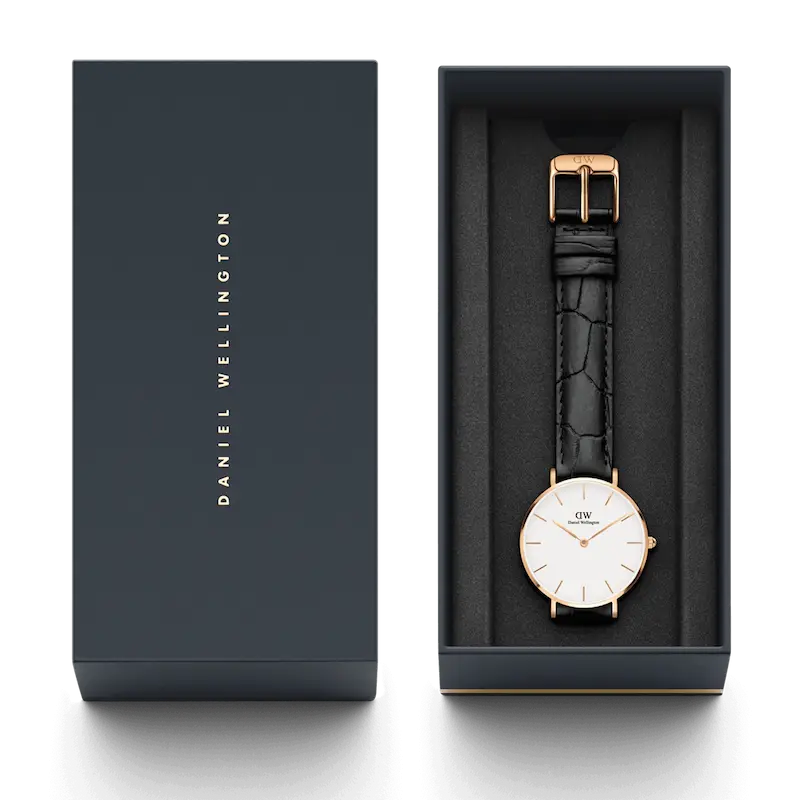 ساعت مچی زنانه دنیل ولینگتون Petite Reading Rose Gold