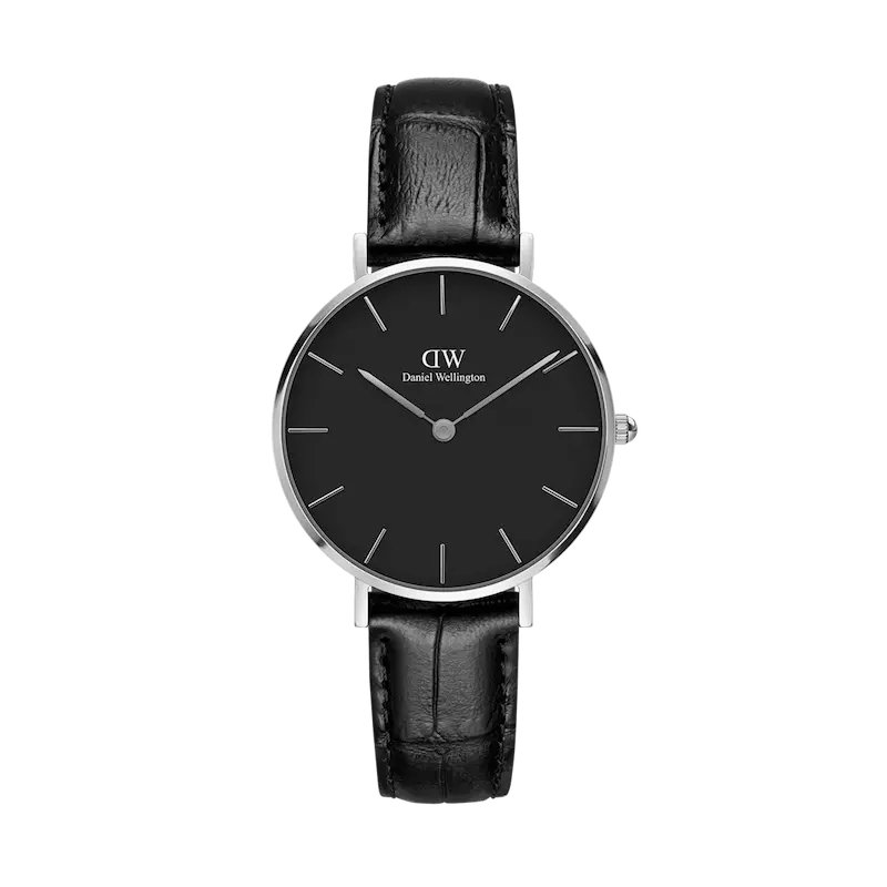 ساعت مچی زنانه دنیل ولینگتون Petite Reading Black Silver