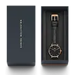 ساعت مچی زنانه دنیل ولینگتون Petite Reading Black Rose Gold
