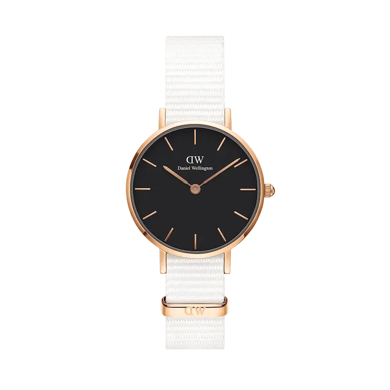 ساعت مچی زنانه دنیل ولینگتون Petite Dover Black Rose Gold