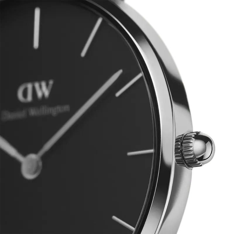 ساعت مچی زنانه دنیل ولینگتون Petite Cornwall Black Silver