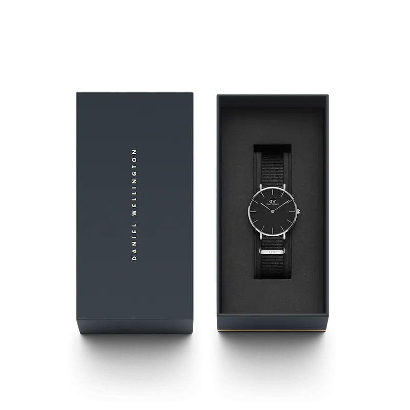 ساعت مچی زنانه دنیل ولینگتون Petite Cornwall Black Silver