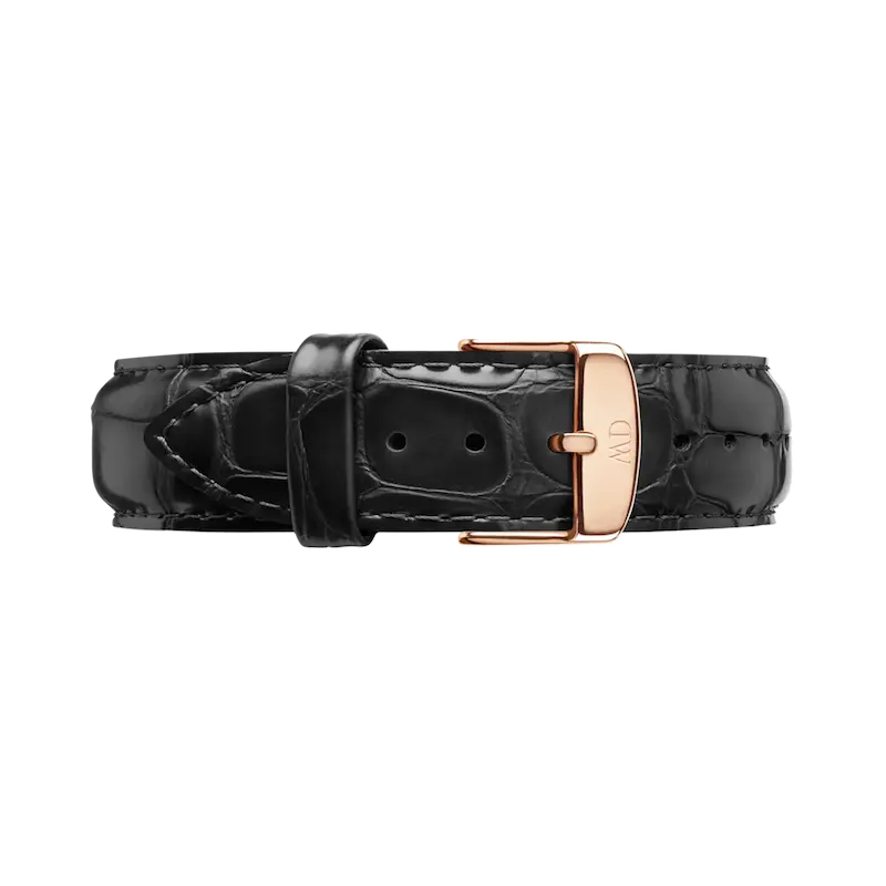 ساعت دنیل ولینگتون Classic Reading Black Rose Gold 