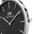 ساعت دنیل ولینگتون  Classic Reading Black Silver