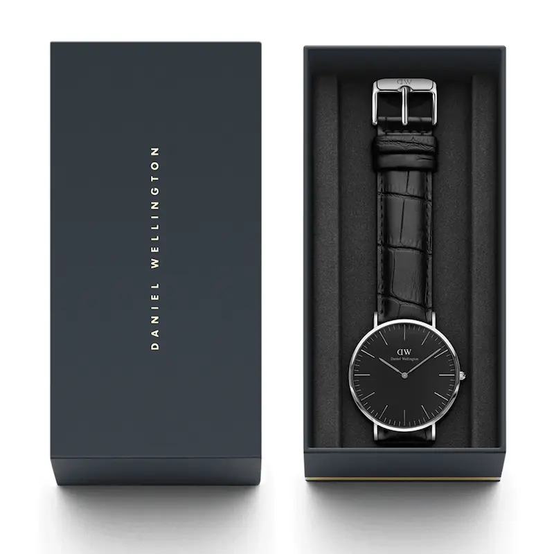 ساعت دنیل ولینگتون  Classic Reading Black Silver