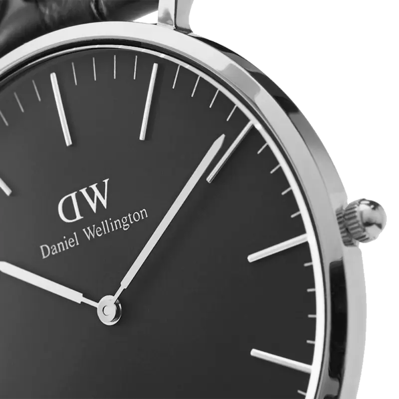 ساعت دنیل ولینگتون  Classic Reading Black Silver