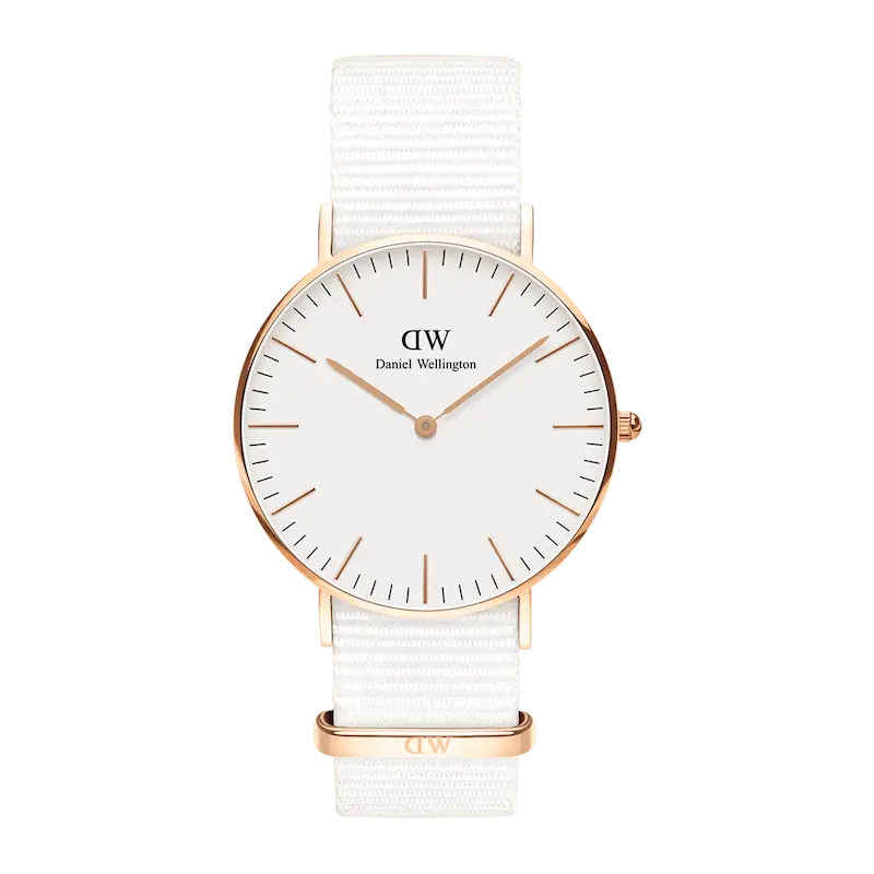 ساعت مچی زنانه دنیل ولینگتون Classic Dover Rose Gold