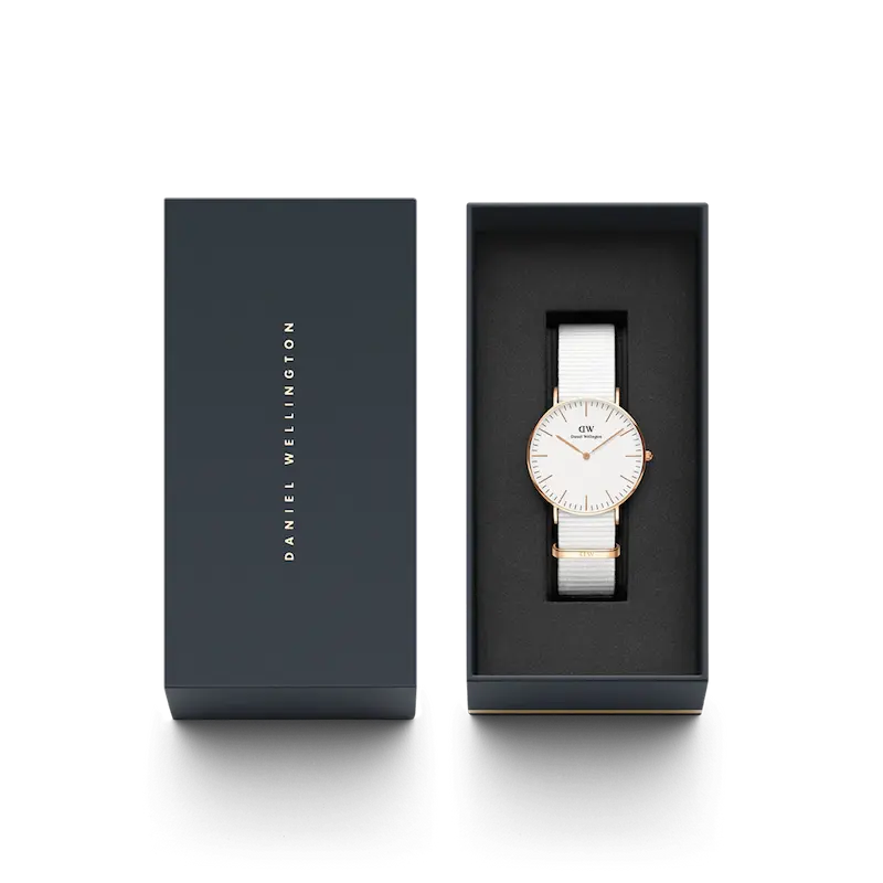 ساعت مچی زنانه دنیل ولینگتون Classic Dover Rose Gold