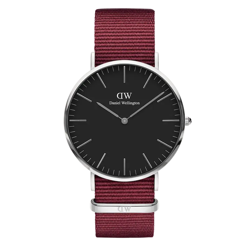 ساعت دنیل ولینگتون Classic Roselyn Black Silver