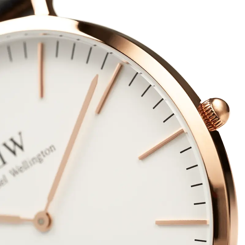 ساعت مچی دنیل ولینگتون Classic Cornwall Rose Gold