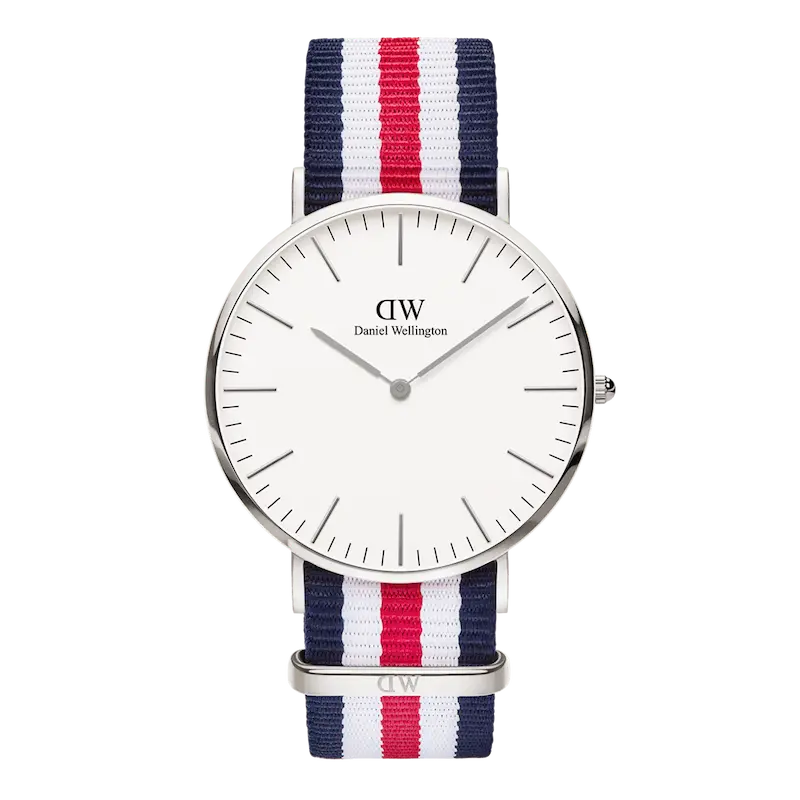 ساعت مچی دنیل ولینگتون Classic Canterbury Silver