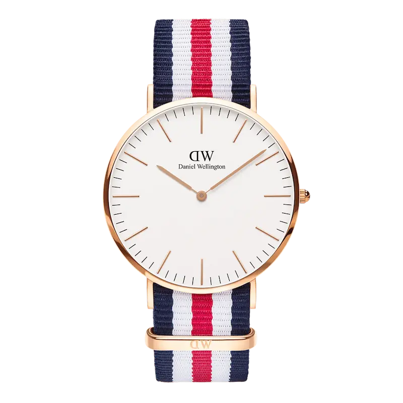 ساعت مچی دنیل ولینگتون Classic Canterbury Rose Gold