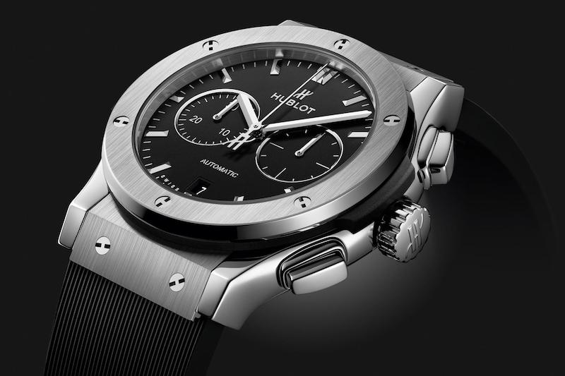 ساعت مچی زنانه هابلو  Chronograph Titanium