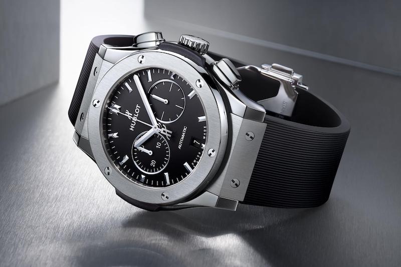 ساعت مچی زنانه هابلو  Chronograph Titanium