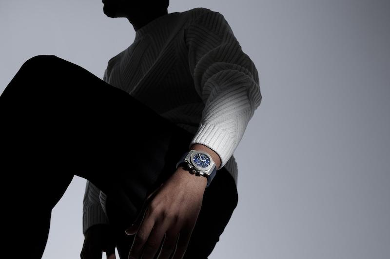 ساعت مچی مردانه هابلو  Chronograph Titanium Blue