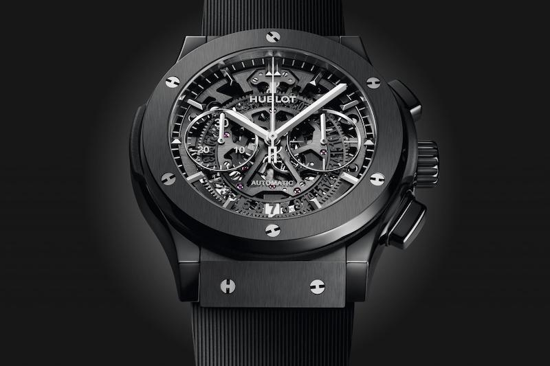 ساعت مچی مردانه هابلو Aerofusion Black Magic