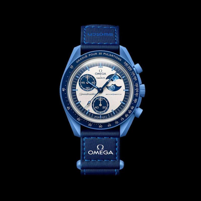 ساعت مچی امگا MISSION TO THE SUPER BLUE MOONPHASE