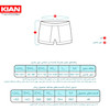 شورت مردانه کیان تن پوش  مدل Boxer W  رنگ سفید بسته دو عددی 