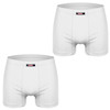 شورت مردانه کیان تن پوش  مدل Boxer W  رنگ سفید بسته دو عددی 