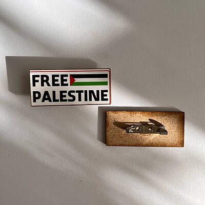 پیکسل چوبی Free Palestine