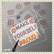 استیکر make yourself proud