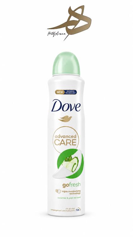 اسپری ضدتعریق داو Dove Advanced Care Go Fresh خیار و چای سبز
