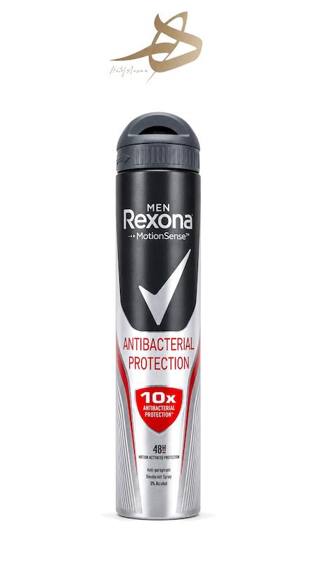 اسپری ضدتعریق مردانه Rexona MotionSense Antibacterial Protection