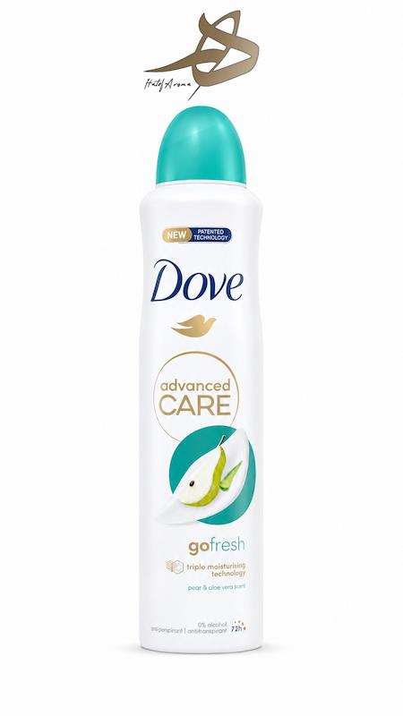 اسپری ضدتعریق داو Advanced Care Go Fresh گلابی و آلوئه‌ورا