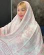 شال پلیسه صورتی اورجینال