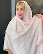 شال پلیسه صورتی اورجینال