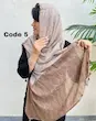 شال پلیسه طرح دار وارداتی