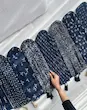 شال پلیسه برشکا سرمه ای وارداتی