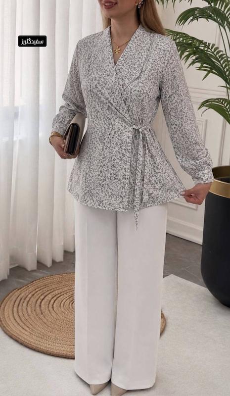 شومیز گلی